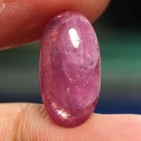 ราคา 10 10 ct พลอยแดงหลังเบี้ย Pink Ruby Cabochon (15649799078)