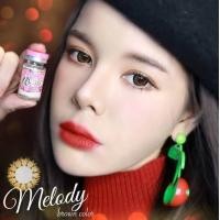 ราคา คอนแทคเลนส์ บิ๊กอาย รุ่น Melody มีสีเทา ตาล ฟ้า เขียว ม่วง ดำ Choco Gray Brown Blue Green Violet Choco Black มีค่าสายตาปกติ (16087243145)