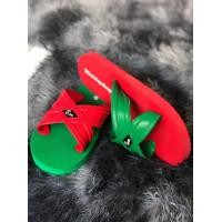 ราคา รองเท้าแตะแบบสวม สีทูโทน (18091793405)