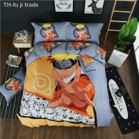 ราคา ผ้าปูที่นอน NARUTO ชุดเครื่องนอนผ้าปูที่นอนปลอกหมอนลายนารูโตะ gift (20267029547)