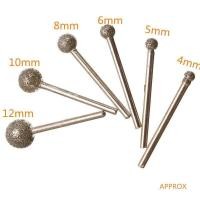 ราคา จานเจียรเพชรสว่าน Dremel 4 12มม ล้อมเพชร6ชิ้นสำหรับอุปกรณ์เครื่องมือ Burs Dremel (17334390727)