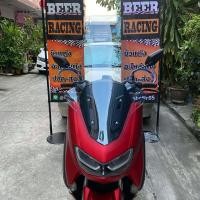 ราคา ชิวหน้าnmax all new ทรงโลมา ทรงสูง สำหรับปี2020ขึ้นไป ขนาดชิว 30 นิ้ว yamaha N max ชิวใส ชิวแต่ง บังลม ของแต่งnmax อุปกรณ์แต่งรถn max (7874195283)
