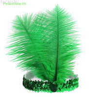 ราคา ที่คาดผม ประดับขนนก คริสตัล เลื่อม สีเหลือง สไตล์อินเดีย แฟชั่นสําหรับผู้หญิง ปาร์ตี้ วันหยุด TH (20730652884)