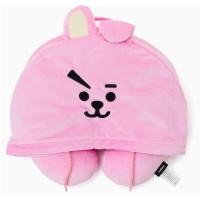 ราคา หมอนรองคอมีฮู้ด BT21 BTS การ์ตูนน่ารักรุ่น Q มีฮู้ดตุ๊กตาผ้าตัวยูอบอุ่นสะดวกสบายสำหรับเดินทางหมอนเบาะรองคอ (20209971733)