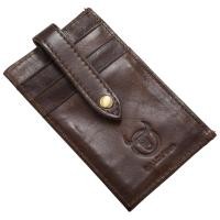ราคา BULLCAPTAIN Credit Card Holder Genuine Leather ID Card Holders Men Business ID Wallet Slim Wallet for Male Retro (20128779592)