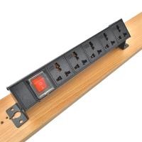ราคา PDU power socket universal output desktop socket power strip 2 3 meter extension cable 2 18AC socket Thailand plug (20837765915)