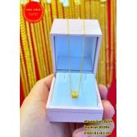 ราคา สร้อยคอเงินแท้ 92 5 พร้อมจี้ทองแท้ 99 99 น้ำหนัก0 1 0 2 กรัม จี้ทองแท้มีใบรับประกันสามารถขายได้ (20069680391)