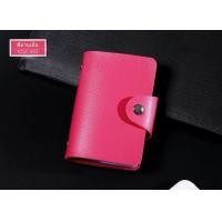 ราคา พร้อมส่งในไทย กระเป๋าใส่บัตร หนังPu กระเป๋าใส่นามบัตร กระเป๋าเก็บบัตร กระเป๋าบัตร เครดิต ATM แบบสองด้าน12ช่อง และแบบ 24ช่อง Chill Fyn (1106372099)