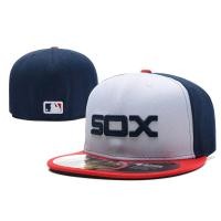 ราคา หมวกเบสบอลคุณภาพสูงขาย Chicago White Sox Chicago White Sox Coed ปักแบนตามแนวกีฬาหมวกปิดหมวกกันแดดปรับได้หลายขนาดหมวก (18802866587)