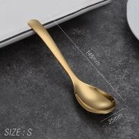 ราคา ช้อนข้าวสไตล์เกาหลี ช้อนเกาหลี ช้อนซุปเกาหลี สแตนเลส304 (21190481945)