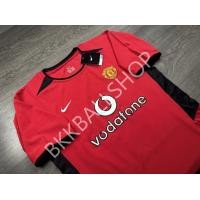 ราคา RETRO เสื้อฟุตบอลย้อนยุค แมนยู Home เหย้า 2002 2004 (20813246756)