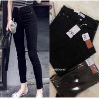 ราคา กางเกงป้าย Zara ผ้ายืดสีดำสนิท เอวสูง ใส่ทำงาน ใส่เที่ยว ใส่สบายมาก (19119301355)