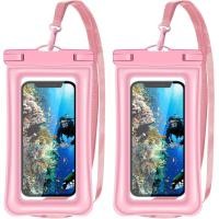 ราคา AUOVIEE กระเป๋าใส่โทรศัพท์กันน้ำอเนกประสงค์แบบลอยตัว 2ชิ้นIPX8โทรศัพท์มือถือกระเป๋าแห้งกรณีกันน้ำสำหรับ iPhone 13 12 11 Pro Max SE 2020 XS Max XR X 8 7 6วินาทีบวก S10 S9 S20 S21หมายเหตุ20 10ได้ถึง7นิ้