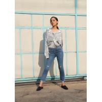 ราคา TGDA CO กางเกงยีนส์ Body girl รุ่น Bg 014 straight denim (3632558127)