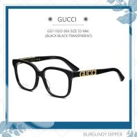 ราคา กรอบแว่นตา GUCCI รุ่น GG1192O 004 SIZE 53 MM BLACK BLACK TRANSPARENT (18294112992)