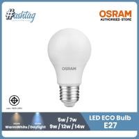 ราคา Osram หลอดไฟ LED ECO Bulb หลอดปิงปอง รุ่น Classic ขั่ว E27 แสงขาว Daylight วอร์มไวท์ WarmWhite 5W 7W 9W 12W 14W (14949879648)