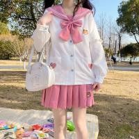 ราคา Matocase Yunchuan reverie jk original cerebellum tiger น่ารักอนุบาล jk ชุดกะลาสีเรือญี่ปุ่นชุดนักเรียนกระโปรง Japanese school JK uniform (15543000514)