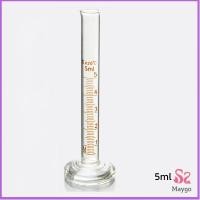 ราคา กระบอกตวง การตวงปริมาตร ชนิดแก้ว ขนาด 5ml 10ml 25ml 50ml 100ml Glass measuring cylinder (20907242067)