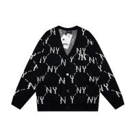 ราคา Fashion Brand Mlb2022 Autumn And Winter New Full Printed Presbyopic Knitted Sweater Ny Retro Sports Mens And Womens Cardigan Sweater (16627356648)