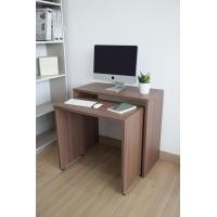 ราคา ProSpace โต๊ะทำงานมินิมอล โต๊ะทำงานคอนโด โต๊ะทำงาน The Layer80โต๊ะทำงาน 2ตัวซ้อนกัน มีล้อเลื่อน ไม้เมลามีน E1 ไม่ก่อมะเร็ง กันรอยขีดช่วน กันน้ำ (17538381064)