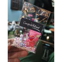 ราคา ดอกไม้ปัจฉิมนิเทศ 10ซอง65บาท ใส่ลูกอมฮาร์ทบีท10ซอง80บาท พร้อมเข็มกลัด (17534119254)