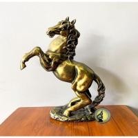 ราคา ม้าพยศ ม้าทองมงคล ม้ายกขา ม้าสีทองนำโชค ตั้งโชว์ ปรับฮวงจุ้ย สูง 9 5 นิ่ว (10851474709)