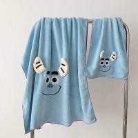 ราคา พร้อมส่ง เซทผ้าเช็ดตัว 2 ผืน ผ้าเช็ดตัวลายการ์ตูน ผ้าเช็ดตัว Lotso Disney Sanrio (21176916857)