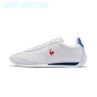 ราคา Le Coq รองเท้าลำลองสไตล์สปอร์ตสำหรับผู้หญิงรองเท้าหนังไก่ตัวผู้สีขาวรองเท้าบุรุษรองเท้าผ้าใบส้นเตี้ยแฟชั่น (20409059545)