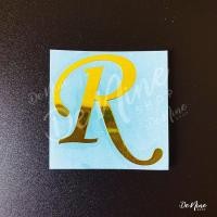 ราคา สติกเกอร์โลหะ สูง 2 5 5 ซม ตัวอักษรภาษาอังกฤษ ตัวใหญ่ A Z สติกเกอร์ตัวอักษร ตัวพิมพ์ใหญ่ (15211863534)