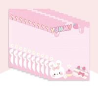 ราคา ชุดกระดาษซองจดหมายการ์ตูนหมีและกระต่ายน่ารัก10ชิ้น (16994269817)