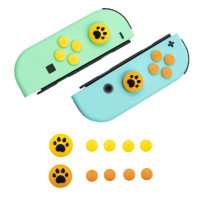 ราคา Nintendo Switchปุ่มจอยสติ๊กแท่งเก็บข้อมูลฝาจับฝาครอบป้องกันสำหรับNintendo Switch Joy Con Controller ABXY Keyสกินสติ๊กเกอร์กรณี (19791682487)
