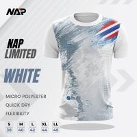 ราคา NAP Limited2 เสื้อกีฬาสีขาว คอกลม แขนสั้น พิมพ์SUB สีสวยสดใส ไม่ซีด ไม่ย้วย ไม่ต้องรีดดดด (20485617967)
