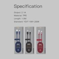 ราคา พร้อมส่ง Eloop S9 สายชาร์จเร็ว S9L S9M S9C สายชาร์จ ไนลอนถัก USB Data Cable 2 1A L Cable Micro Type C ของแท้ 100 สายชาร์ จเร็ว 1 เมตร (16262422241)