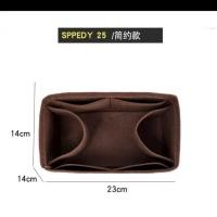 ราคา กระเป๋าผ้าสักหลาด สําหรับใส่จัดเก็บของ LV Speedy Nano16 25 30 (21133051166)