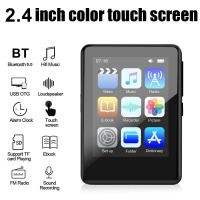 ราคา In Stock Bluetooth MP3 MP4 Music Player Metal 2 4 Inch Full Touch Screen MP3 Player Portable Student Walkman with FM Radio Recorder Video Support Up to 128GB (20626535194)