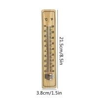 ราคา เทอร์โมมิเตอร์ เทอร์โมมิเตอร์ไม้ ที่วัดอุณหภูมิ แบบติดผนัง วัดอุณภูมิ ภายใน ภายนอก อุปกรณ์การฟักตัว (21206340826)