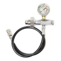 ราคา PCP Air Fill Station 5000psi Paintball Filling Adaptor for SCBA Paintball HPA Tank with 24 Inches Hose Black Silver (19912610486)