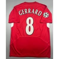 ราคา เสื้อบอล ย้อนยุค ลิเว่อพูล เหย้า 2005 Retro Liverpool Home พร้อมเบอร์ชื่อ 8 GERRARD แบบกัมมะหยี่ อาร์มแชมเปี้ยนลีค Final Istanbul เรโทร คลาสสิค (20505587178)
