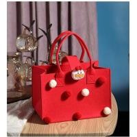 ราคา กระเป๋าผ้าลายการ์ตูน ผ้าสักหลาด จุของได้เยอะ พร้อมส่ง (16211484084)