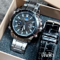 ราคา นาฬิกาผู้ชาย นาฬิกา ผู้ชาย นาฬิกา ยี่ห้อ D ziner นาฬิกาแบรนแท้ นาฬิกากันน้ำ ทนทาน สลับ สายนาฬิกา สแตนเลส และ หนัง ได้ มี 6 แบบ ฟังชั่นครบ (16069845370)