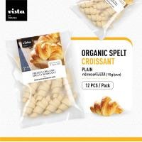 ราคา ครัวซองต์แป้งสเปลท์ออร์แกนิก แบบเพลน ไม่มีไส้ แช่แข็ง FROZEN PLAIN ORGANIC SPELT CROISSANT Vista cafe วิสต้า คาเฟ่ (18687464911)