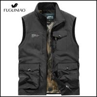 ราคา Fuguiniao เสื้อกั๊กลำลองแนวทหารสำหรับผู้ชายเสื้อโค้ทแฟชั่นแขนกุดกันน้ำสำหรับใส่กลางแจ้งเสื้อกั๊กหลายกระเป๋า (20563014406)