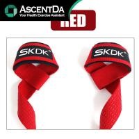 ราคา 2ชิ้น1คู่ออกกำลังกายยกน้ำหนักสายรัดยกดัมเบลมือจับการฝึกอบรมข้อมือวงสนับสนุนสำหรับบาร์เบลดึงขึ้น (12625736077)