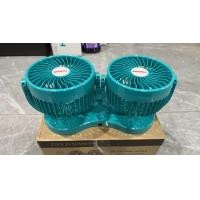 ราคา พัดลมติดหน้ารถยนต์6 5นิ้ว แบบคู่ DC12V ใช้กับรถเก๋งรถกระบะรถตู้ สีเขียว (15033991422)
