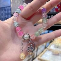 ราคา พร้อมส่ง สร้อยข้อมือ V6 กำไลลูกปัด สร้อยข้อมือคริสตัล ลูกปัด กำไลพาสเทล (17366538491)