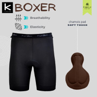 ราคา ผ่อน 0 กางเกงปั่นจักรยานแบบ Boxer ยี่ห้อ FUNKIER BS622 1 (12466554706)