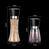 ราคา PINFU SHOP ขวดบดพริกไทย ที่บดพริกไทยด้วยมือ ขวดแก้ว ที่บดเกลือ 1ขวด (10530200549)