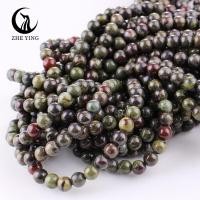 ราคา 6 มม 8 มม 10 มม ลูกปัดหินธรรมชาติ dragon blood jasper สร้อยข้อมือสร้อยคอหลวมอัญมณีหินรอบลูกปัดสำหรับเครื่องประดับทำ (20973777762)