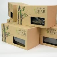 ราคา ถ่านไม้ไผ่อัดแท่ง ปิ้งย่าง ไร้ควัน Lamboochar 1kg (7628764737)