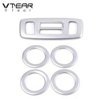 ราคา Vtear ฝาครอบช่องแอร์ด้านหลังอุปกรณ์ตกแต่งภายในรถตัวปรับสวิตช์ AC สติกเกอร์อะไหล่สำหรับ Kia Carnival KA4 2023 2022 2021 (13767616445)